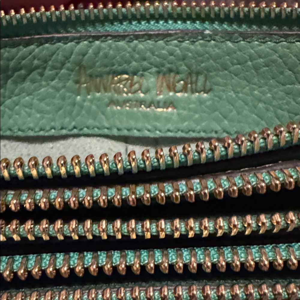 Annabel Ingall Jojo Crossbody - Pistachio/Lime Green Leather Crossbody Bag - Picture 4 of 7